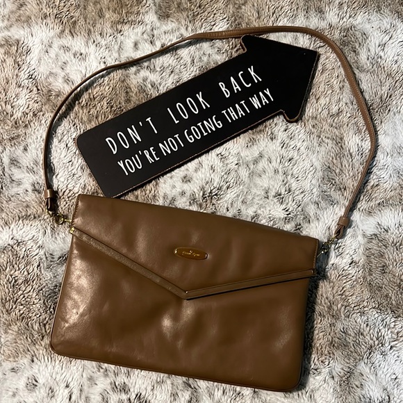 Pre-Owned Etienne Aigner - Woven Leather Envelope Clutch Shoulder Bag